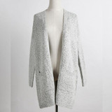 2017 Autumn Winter Fashion Women Long Sleeve loose knitting cardigan sweater Womens Knitted Female Cardigan pull femme