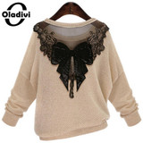 2017 Autumn Winter Fashion Women Cashmere Sweaters and Pullovers O Neck Solid Color Long Sleeve Knitted Shirt Tops Plus Size 5XL