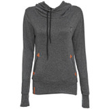 2017 Autumn Winter Fashion Women Hoodies Pullovers Casual Long Sleeve Pocket Embroidery Sweatshirts Hooded Female Sweatshirt