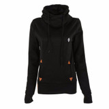 2017 Autumn Winter Fashion Embroidery Women Hoodies Pullovers Casual Long Sleeve Pocket Sweatshirts Hooded Female Tracksuit NV 8