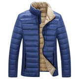 2017 Autumn Winter Duck Down Jacket Men Ultralight White Duck Down Jacket Coat Men Fashion Parkas Outerwear Brand Clothing