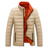 2017 Autumn Winter Duck Down Jacket Men Ultralight White Duck Down Jacket Coat Men Fashion Parkas Outerwear Brand Clothing