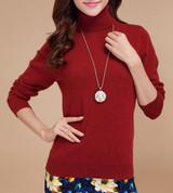 2017 autumn winter cashmere sweater female pullover high collar turtleneck sweater women solid color lady basic sweater