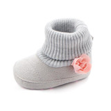 2017 Autumn Winter Baby Shoes Crib Pram Bebe First Walkers Kids Newborn Infant Toddler Super Keep Warm Flower Boots