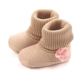 2017 Autumn Winter Baby Shoes Crib Pram Bebe First Walkers Kids Newborn Infant Toddler Super Keep Warm Flower Boots