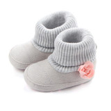 2017 Autumn Winter Baby Shoes Crib Pram Bebe First Walkers Kids Newborn Infant Toddler Super Keep Warm Flower Boots