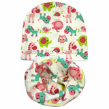 2017 Autumn Winter animal print Cotton Baby Hat scarf Girl Boy beanies Toddler hat scarf set Kids Caps baby child cap
