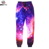 3D Space Galaxy Sportswear Pants Casual Male Cotton SweatPants Sweat Pants Hip Hop Elastic Waist Trousers Brand Joggers Dropship