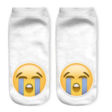 3D Socks Brand Sock Boat Meias fashion Printing Unisex Socks Emoji Pattern Meias Feminina Funny Low Ankle HOT