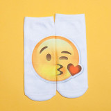3D Socks Brand Sock Boat Meias fashion Printing Unisex Socks Emoji Pattern Meias Feminina Funny Low Ankle HOT