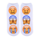 3D Socks Brand Sock Boat Meias fashion Printing Unisex Socks Emoji Pattern Meias Feminina Funny Low Ankle HOT
