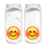 3D Socks Brand Sock Boat Meias fashion Printing Unisex Socks Emoji Pattern Meias Feminina Funny Low Ankle HOT