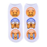 3D Socks Brand Sock Boat Meias fashion Printing Unisex Socks Emoji Pattern Meias Feminina Funny Low Ankle HOT