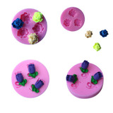 3D Silicone Mold Flower For Cake DIY Hand-baked Biscuits Mold Food-grade Silicone Baking Series