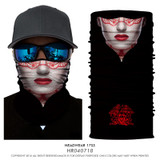 3D Seamless Multifunction Magic Tube Vampire Demon Men Skull Ghost Shield Face Mask Headband Bandana Headwear Ring Scarf Bicycle
