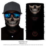3D Seamless Multifunction Magic Tube Vampire Demon Men Skull Ghost Shield Face Mask Headband Bandana Headwear Ring Scarf Bicycle