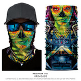 3D Seamless Multifunction Magic Deadpool Superhero Face Shield Mask Headband Bandana Bicycle Headwear Ring Scarf Mask Men Women