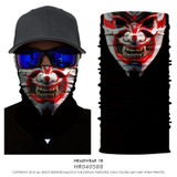 3D Seamless Multifunction Magic Skull Ghost Face Shield Mask Headband Bandana Headwear Ring Scarf Bicycle Mask for Men Women