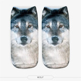 3D Printed Socks Women Cotton Comfortable Unisex Cute Short Socks Low Cut Ankle Socks Multiplecolors Animal Shape Dog Art Socks