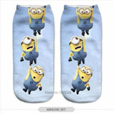 3D Printed Socks Women Cotton Comfortable Unisex Cute Short Socks Low Cut Ankle Socks Multiplecolors Animal Shape Dog Art Socks