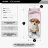3D Printed Socks Unisex Low Cut Ankle Socks Women Sock Casual Cute Baby Dog Print Socks Dulaiduwan