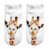 3D Printed Decoration Animal Women Socks Casual Cute Cat Unisex Low Cut Ankle Sock Novel Style Moistureproof Sokken Socks Meias