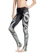 3D Print Octopus Professional Yuga Pants 2016 Pants Women Leggings Gymnastics Bodybuilding Fitness Clothing Workout Sexy Legins