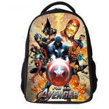 3D Marvel's The Avengers Cartoon Captain America Children Backpacks Boys Schoolbag Iron Man bags Printing School Backpack