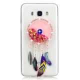 3D Fashion Animal Unicorn Quicksand Liquid Soft Silicone Case For Samsung Galaxy A3 A5 A7 J3 J5 J7 2015 2016 S7 edge Phone Cover
