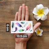 3d dream catcher Waterproof Temporary Tattoos dreamcatcher flash Tattoo stickers body art for women transferable fake tattoo