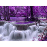 3d diamond embroidery waterfall scenery needlework diamond mosaic cross stitch Kits for embroidery with beads home decor zx