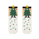 3D christmas Socks Men Women Unisex Cute Cartoon Elk Snowflakes Santa Claus Cotton Crew Socks Casual Sock Meias Calcetines 2017