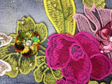 3D Colored Flower Flare Decorated Embroidered Jeans Female Pencil Stretch Denim Pants Slim Skinny Trousers Jeans Women