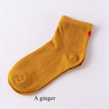 2018 Spring Summer Cotton Women Heart Socks Cute Girls Kawaii Lovely Red Heart Heel Socks High Quality Thin Cool Love Socks