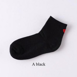 2018 Spring Summer Cotton Women Heart Socks Cute Girls Kawaii Lovely Red Heart Heel Socks High Quality Thin Cool Love Socks