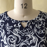 5XL 6XL Large Size 2017 Spring Summer Autumn Dress Big Size Printed Dress Casual Patchwork Loose Dress Plus Size Women Clothing