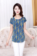 5XL 2018 women summer tops tees ladies short t shirt Women's Boat anchor t-shirt Silk female tshirt woman clothes plus size