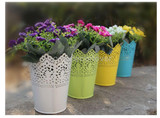 5x Makeup Cosmetic Brush Holder Flower Vase Pot Stationery Pen Pencial Holder Desk Tidy Organizer Home Office Decor White
