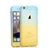 5s SE Luxury 360 degree Case Full Body Protection Gradient Back Cover for iphone 5 6 6s 7 Plus Hard Armor Cases + Screen Glass