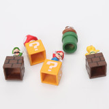 5pcs/set Super Mario Bros mario figure Luigi mushroom Goomba Toad Yoshi PVC Action Figures Toy children gift