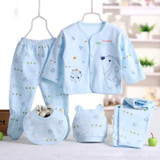 5pcs/set Newborn baby costume baby boy clothes 100% cotton infant clothing set baby girl clothes baby underwear Clothes