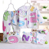 5pcs/set Newborn baby costume baby boy clothes 100% cotton infant clothing set baby girl clothes baby underwear Clothes
