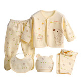 5pcs/set Newborn Baby 0-3M Clothing Set Brand Baby Boy Girl Clothes 100% Cotton Cartoon Underwear