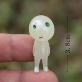 5Pcs/set Kawaii Luminous Tree Elves Toy Miyazaki Cartoon Princess Mononoke Action Figure Toys Kids Gifts