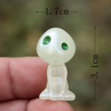 5Pcs/set Kawaii Luminous Tree Elves Toy Miyazaki Cartoon Princess Mononoke Action Figure Toys Kids Gifts