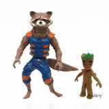 5pcs/set Guardians of the Galaxy PVC Action Figure Collectible Model Toy 6-16cm KT3760