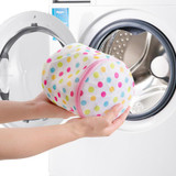 5PCS/set Creative Dot Clothes Wash Bag Underwear Bra Support Mesh Protective Net Wash Mesh Bag Laundry Bags