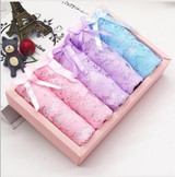 5pcs/Lot Women's Panties Transparent Underwear Women Lace Soft Briefs Sexy Lingerie low Waist