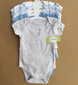 5PCS/LOT Unisex Top Quality Baby Rompers Short Sleeve Cottom O-Neck 0-12M Novel Newborn Boys&Girls Roupas de bebe Baby Clothes