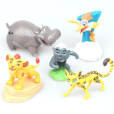 5pcs/lot The Lion Guard Lion King Kion PVC Action Figures Bunga Beshte Fuli Ono Animals Figurines Dolls Statue Kids Toys Gift